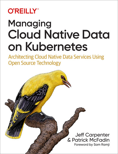 Managing Cloud Native Data on Kubernetes book cover